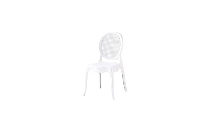 White Chanel Chair