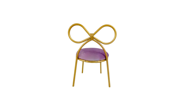 Purple Bow Chair