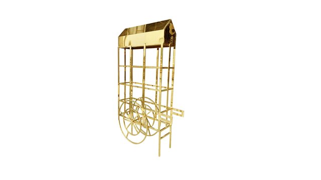 Briella Gold Market cart