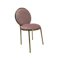 Pastel Pink Iris chair