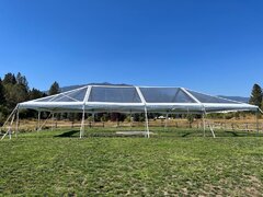 30'x60' Clear Top Frame Tent
