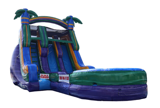 Dual Lane Tsunami Water Slide Rental 
