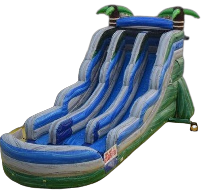 20ft Congo Bay DUAL LANE water slide (2 SLIDES with BIG POOL)