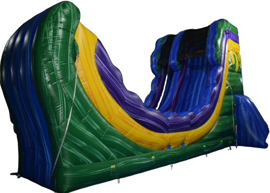 22ft THUNDER DROP Water slide (VERY STEEP BUT GOOD FOR SMALL YARDS))