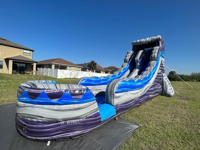 20ft GLACIER FALLS Water Slide (with POOL)