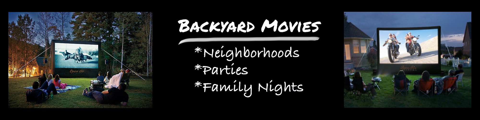 backyard movie screen
