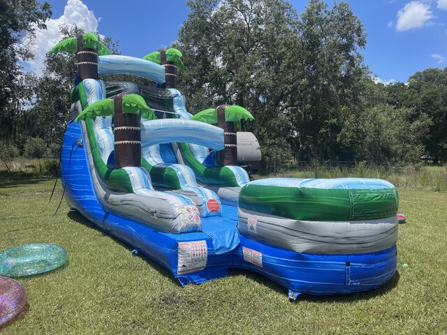 15 ft Tropical Waterslide