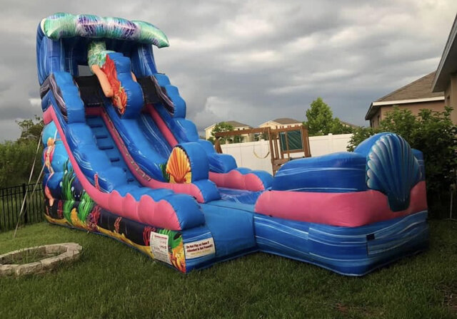 16ft mermaid waterslide