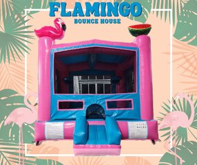 Flamingo bounce house