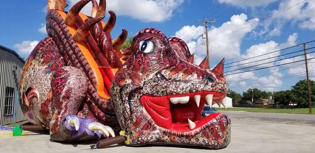 SLIDEASAURUS – The Ultimate Inflatable Dinosaur Slide!