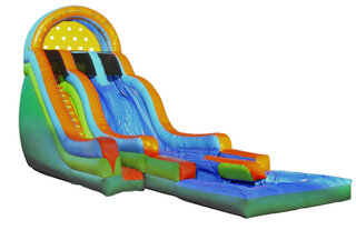 20’ Rip N Dip Water Slide with Pool