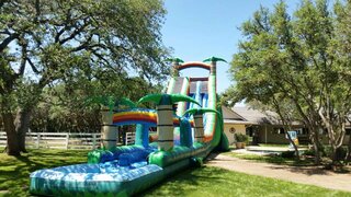 27′ Tropical Falls Water Slide with Pool