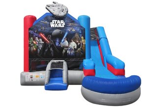 STAR WARS 6 in 1 Combo Bounce House	