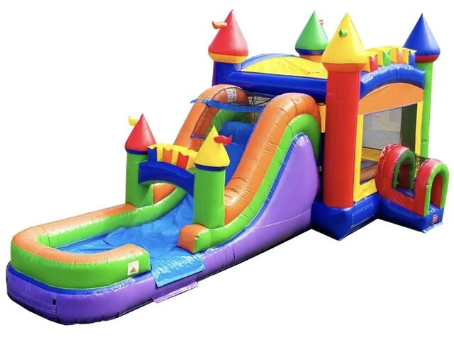 Bouncy Castle Slide Combo Wet/Dry