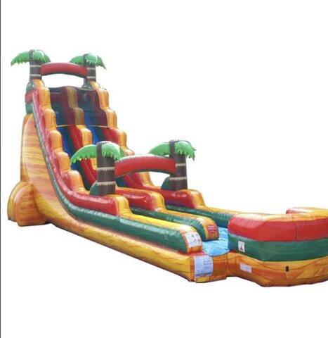 24ft Orange Oasis Slide