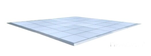 15x15 White Dance Floor