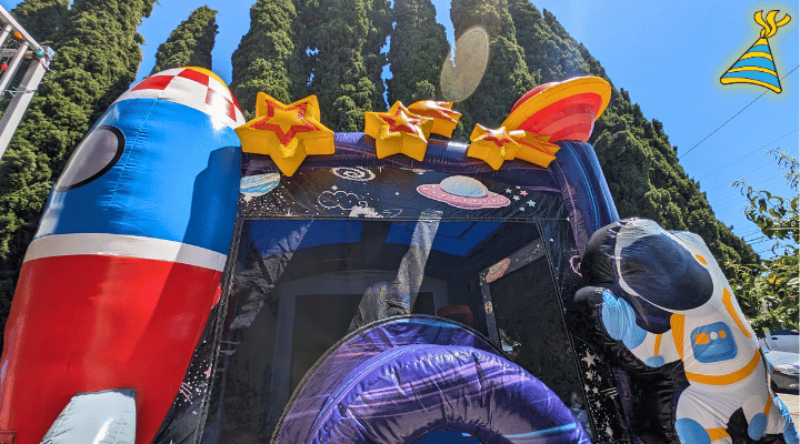 Front Of Galaxy Bounce House