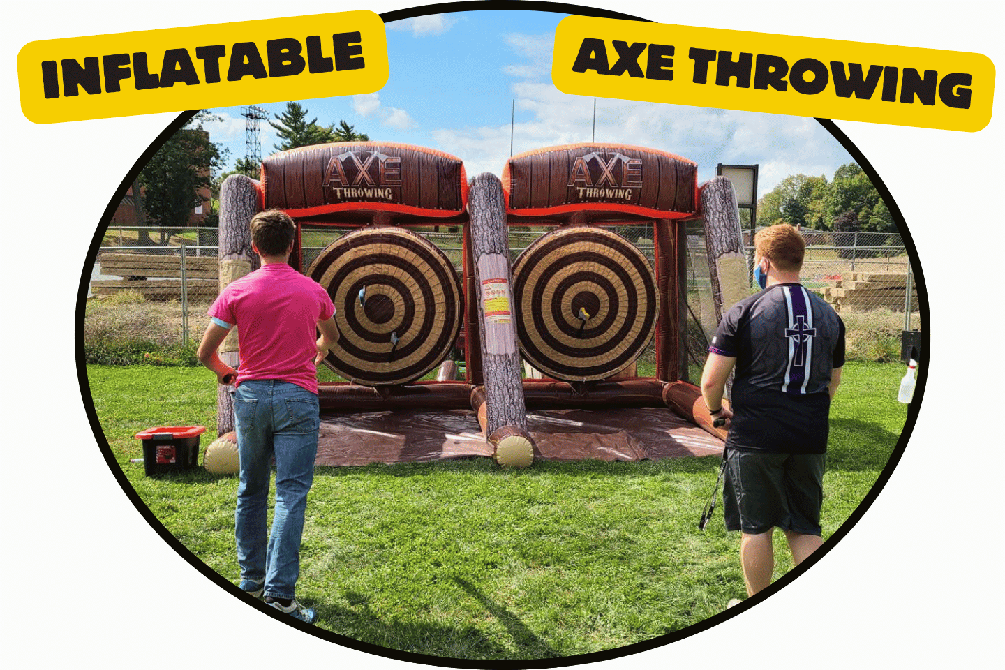 Inflatable Axe Throwing