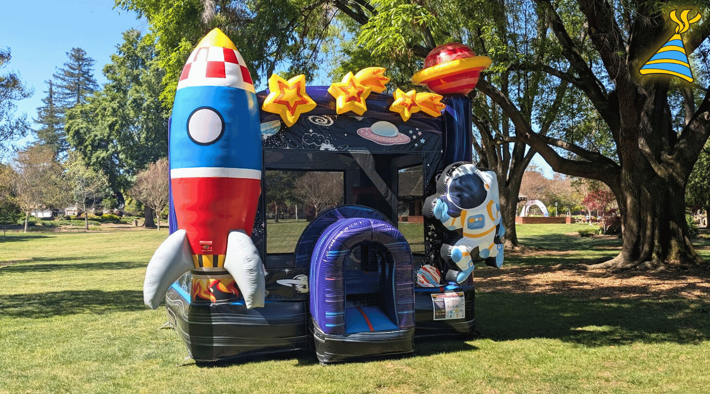 Front Of Galaxy Bounce House