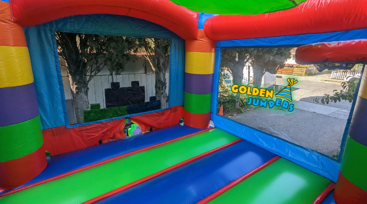 Lego Themed Bounce House Rental | San Jose, CA | Golden Jumpers