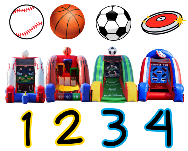 Inflatable 4 In 1 Game Rental