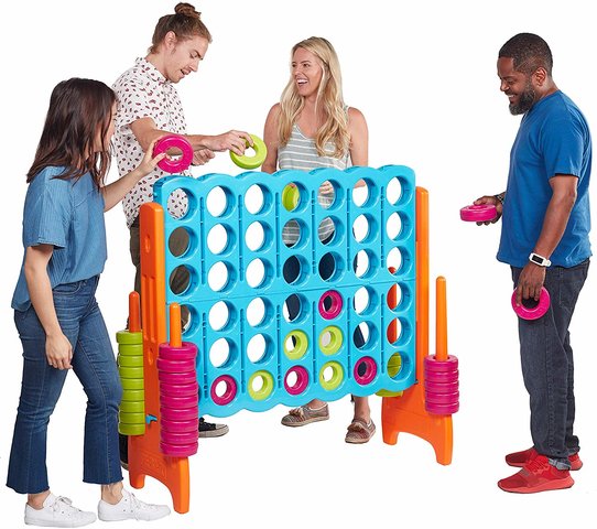 Giant Connect 4 (Blue and Orange)