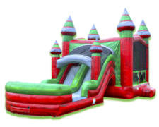 King’s Castle - (16’ x  30’)Large Slide & Basketball Hoop