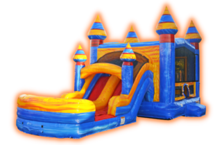 Frost Castle - (16’ x  30’)Large Slide & Basketball Hoop