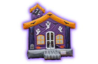 Halloween Castle - (15’ x  15’)Basketball Hoop Inside