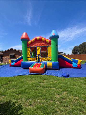 15' Classic Castle Dual Slide Combo