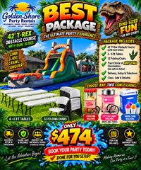 BEST – T-Rex Adventure Obstacle Course Package	