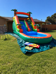 13-Foot Tropical Water Slide Rental