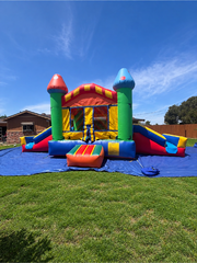 Classic Castle Dual Slide Bounce House Combo