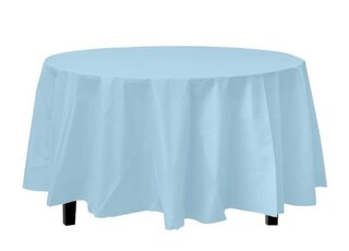 Baby Blue Round Table Cloth