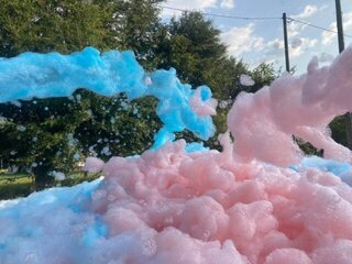 Foam Party Gender Reveal $395.00