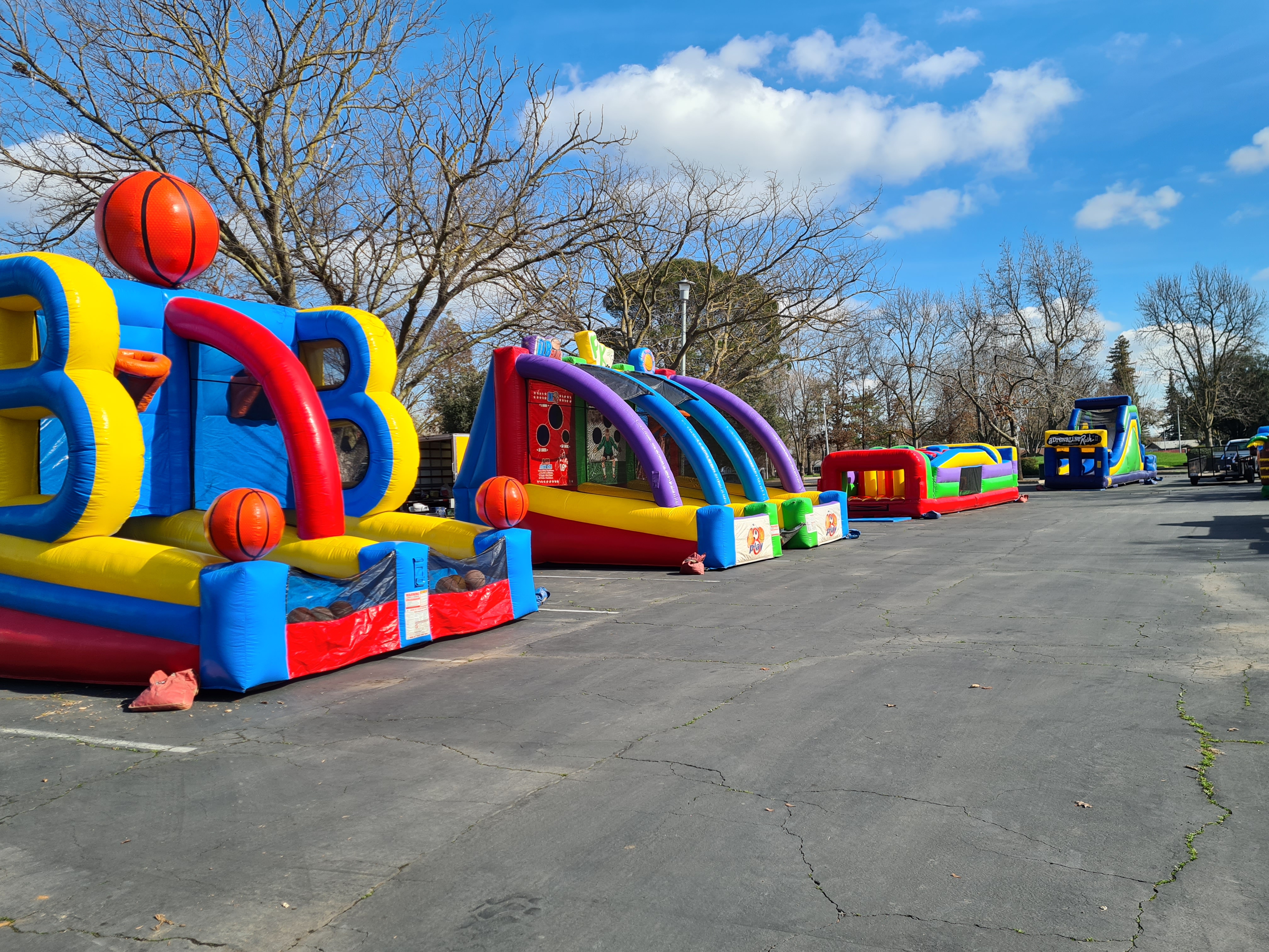 Good Times Jump Water Slide Rentals Banner