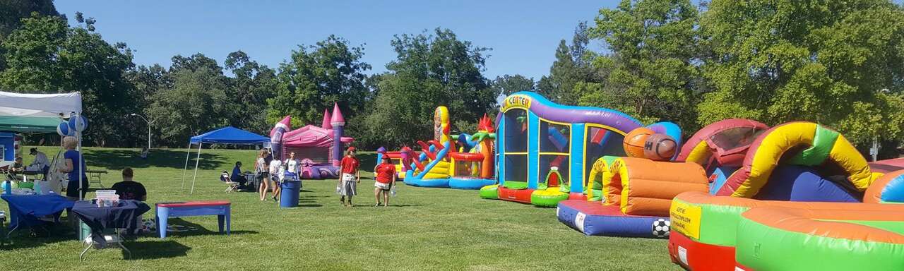 Local Events Page Banner - Inflatables at Yuba City Event