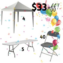 Party Rental Package for 40