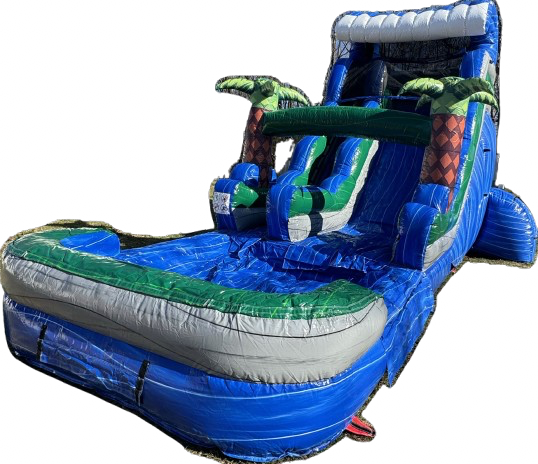 18 ft Island Oasis Waterslide 