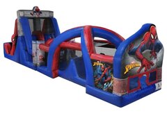 SpiderMan 50 Ft Obstacle Course 