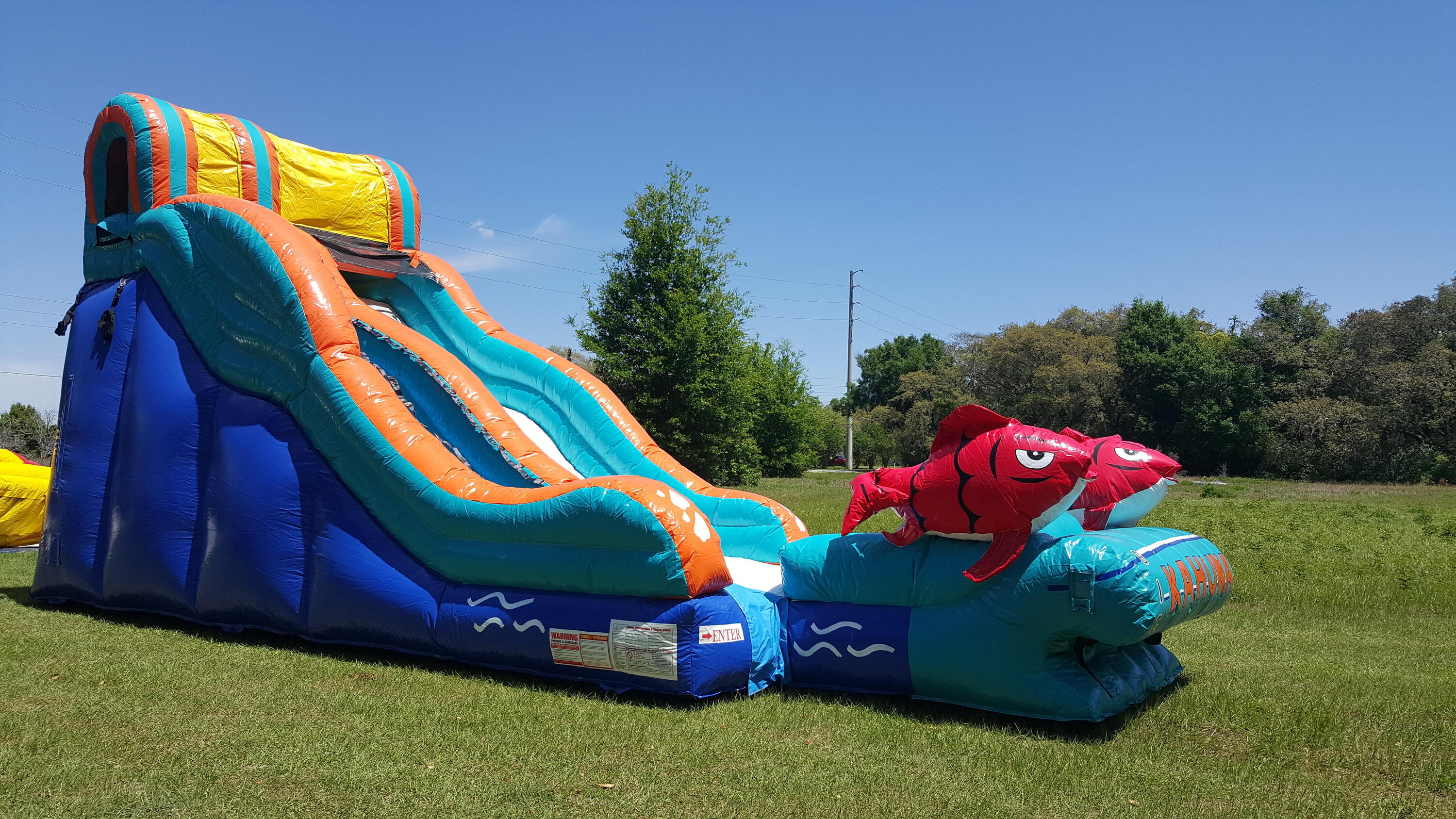 big water slide inflatable