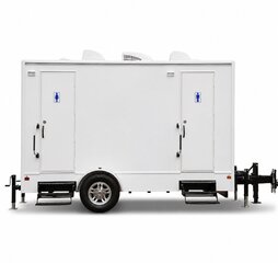 4 Stall Luxury Restroom Trailer Rental