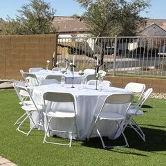 White Folding Chair Rental