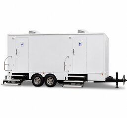 8 Stall Luxury Restroom Trailer Rental