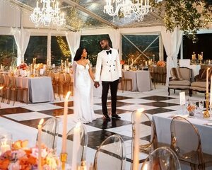 12x12 Checkered Dance Floor
