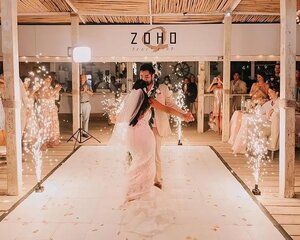 9x9 White Dance Floor