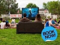 Backyard Movie Screen Rentals