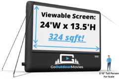 inflatable movie screen rentals in Longview TX