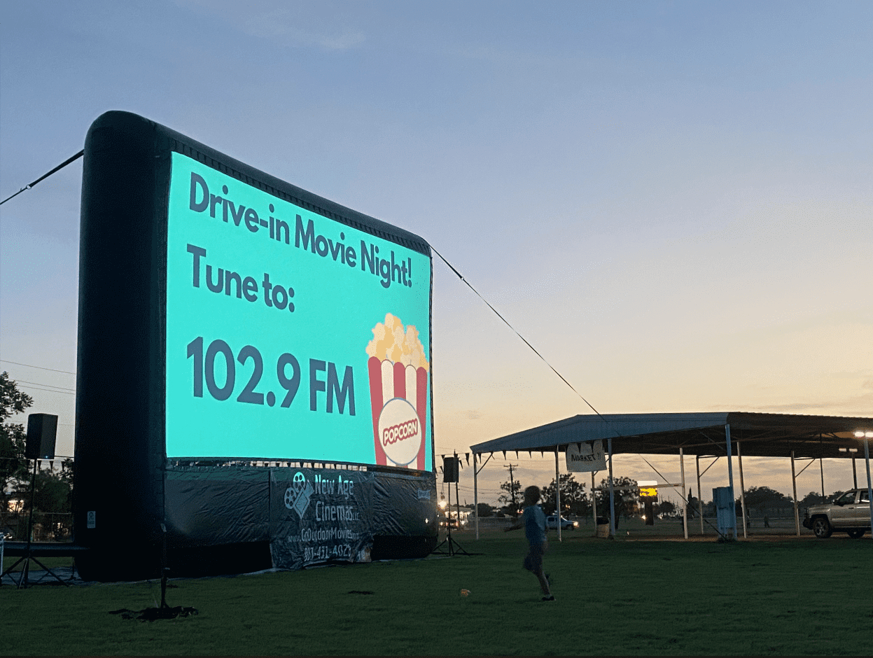 inflatable screen rental dallas