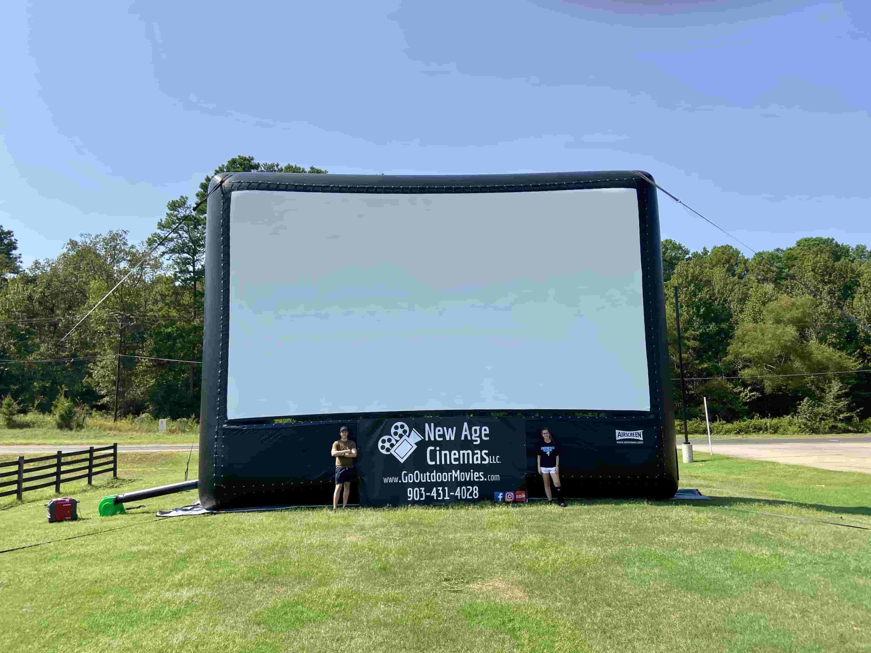 inflatable screen rental dfw